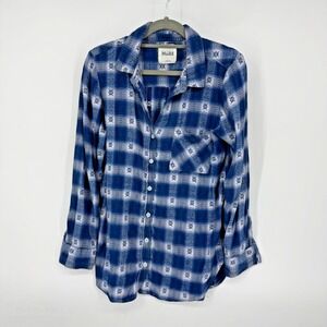 Mudd Button Up Shirt Women's Size L Y2K Retro Throwback Casual 2000s Fashion